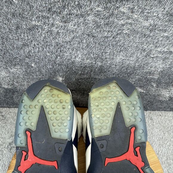 Air Jordan 6 Retro Shoes Mens Size 13 Blue Olympic Basketball Sneaker 308497-141 - Picture 9 of 10